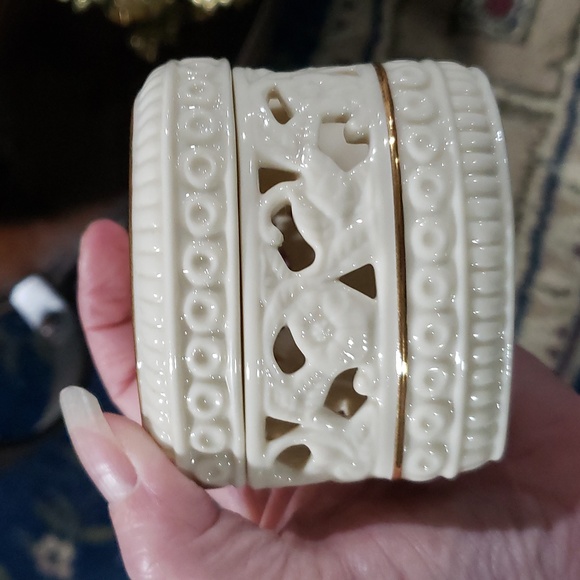 HOST PICK. Vintage. 2002 PartyLite Thanks from the Heart 2pc Tealight Holder - Picture 8 of 8